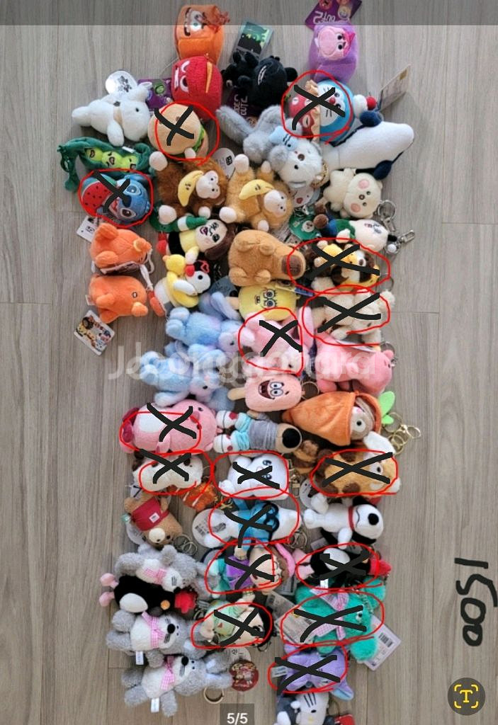 인형뽑기 키링 대량팝니다--2