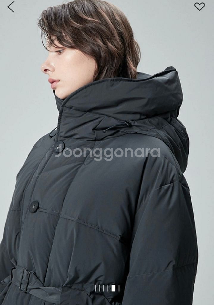 시스템 니팅블록 구스다운 점퍼 system 구스 패딩--2