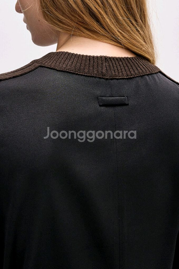 시스템 니트 조끼 백 텍스처 블록 스트랩 니트 베스트--8