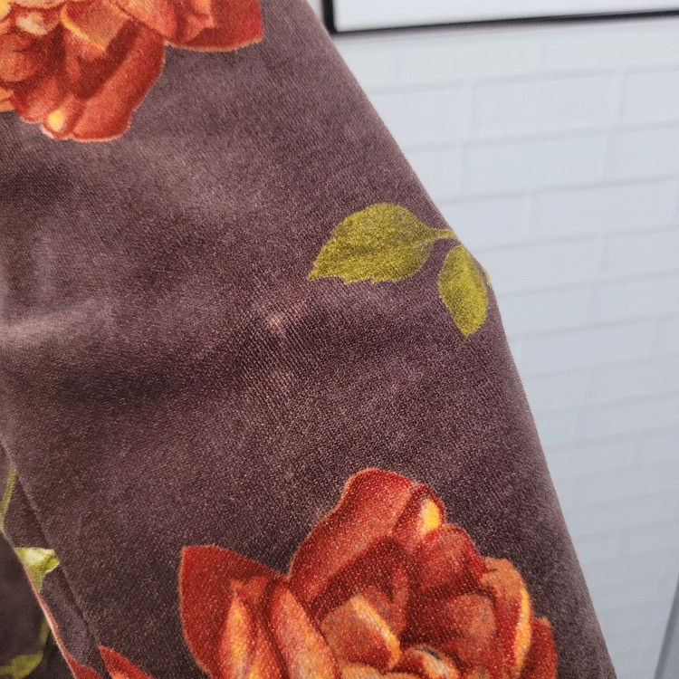 OILILY 오일릴리 플라워 벨벳 자켓 36 사이즈--7