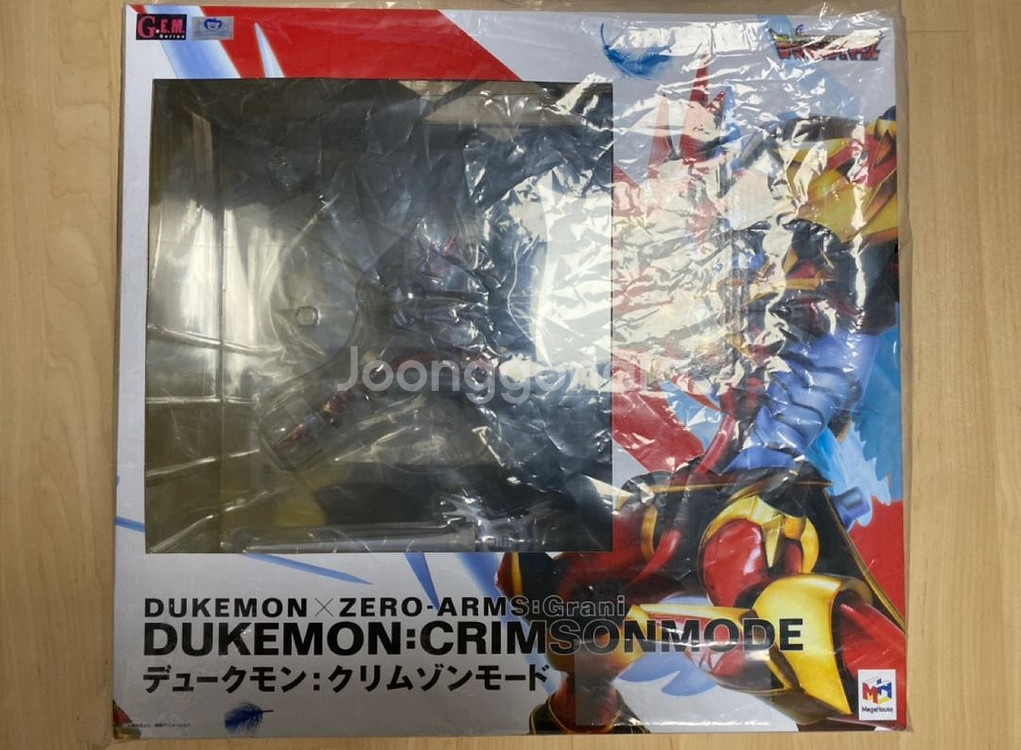 디지몬 gem 듀크몬 크림슨모드 피규어--2