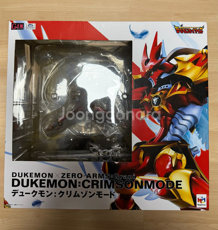 디지몬 gem 듀크몬 크림슨모드 피규어--0