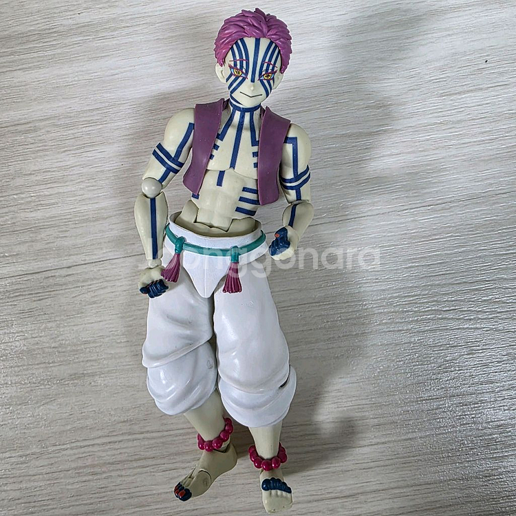 귀멸의 칼날 아카자 피규어입니다 박스없음--5