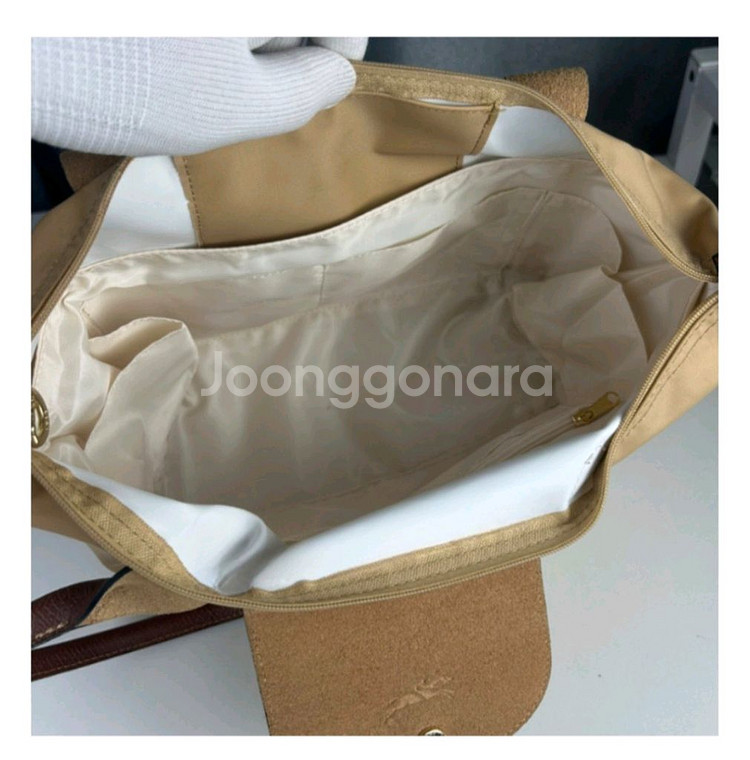 방수나일론 이너백) 롱샵 르플리아쥬 호환 숄더백 미디움--4