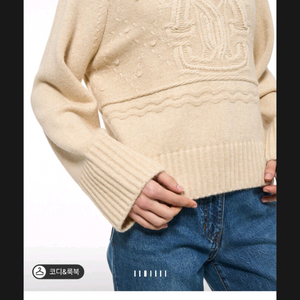 22 한섬 타임 엠보스드 니트