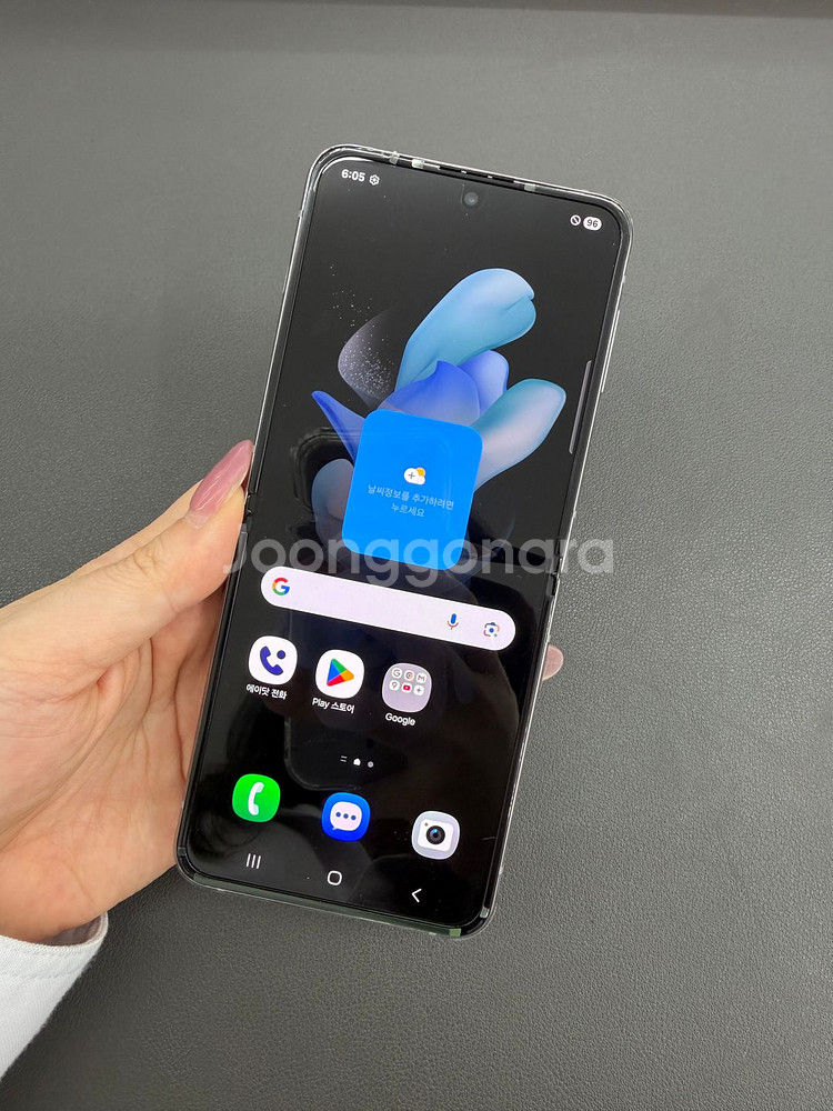 [대전중고폰] S급 384409 갤럭시 Z플립4 화이트--5