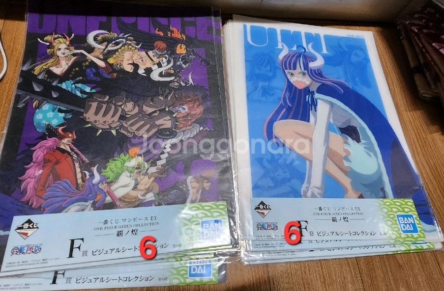 원피스 제일복권 하위상 시트지 팝니다.--1