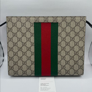 구찌 웹삼선 GG 수프림 클러치백 A+