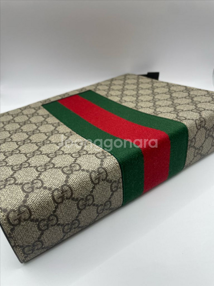 구찌 웹삼선 GG 수프림 클러치백 A+--3