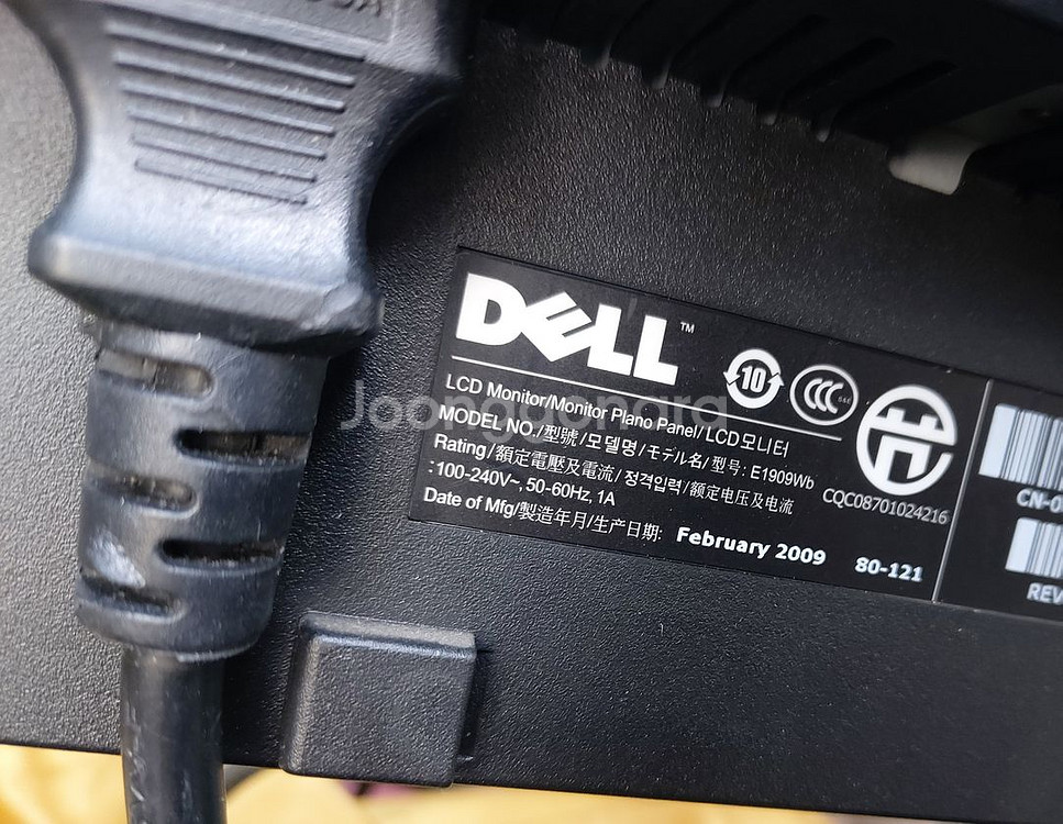 부품용>델 19인치 LCD모니터 액정파손 E1909Wb--5