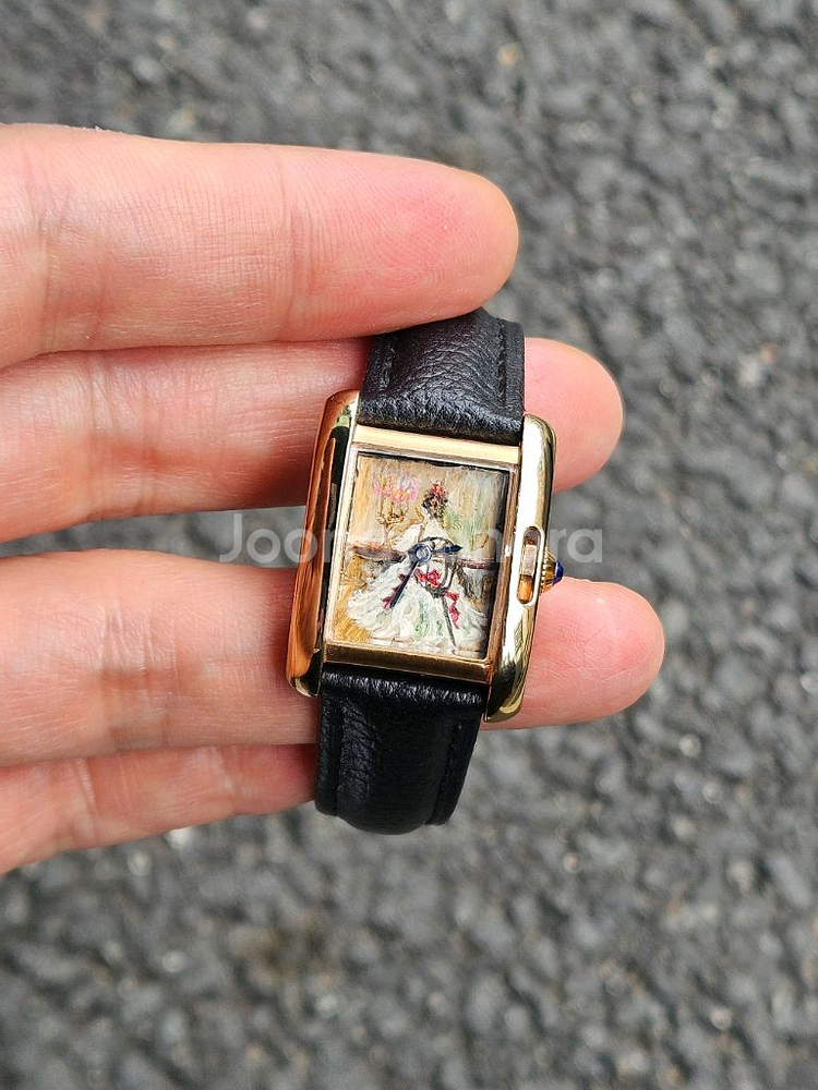 ART 미니 탱크시계--0