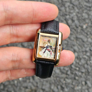 ART 미니 탱크시계