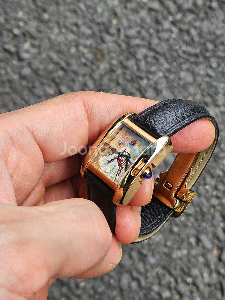 ART 미니 탱크시계--1