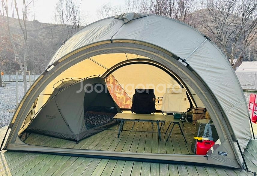 캠빌 고동텐트 2인용 카키 1세대--0