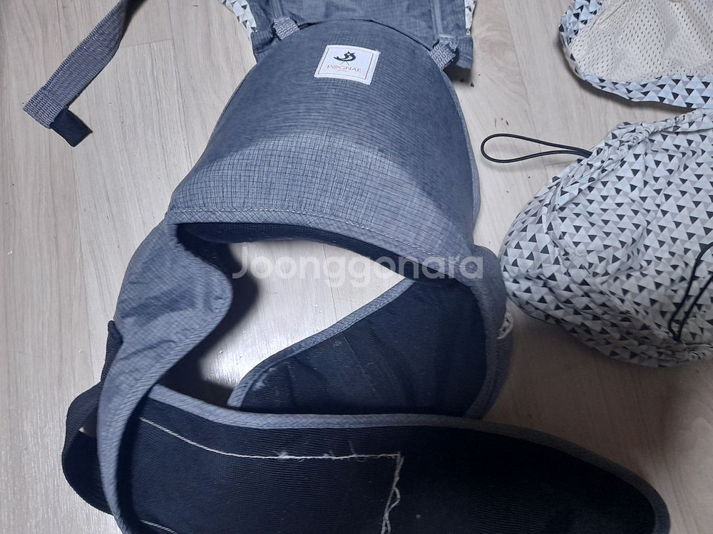 (중고) 국산 포그내 넘버5 - 아기띠/힙시트캐리어--4