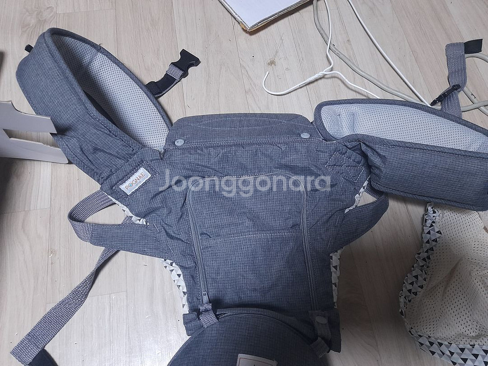 (중고) 국산 포그내 넘버5 - 아기띠/힙시트캐리어--3