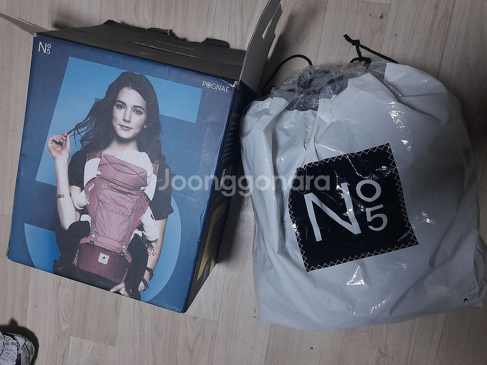 (중고) 국산 포그내 넘버5 - 아기띠/힙시트캐리어--6