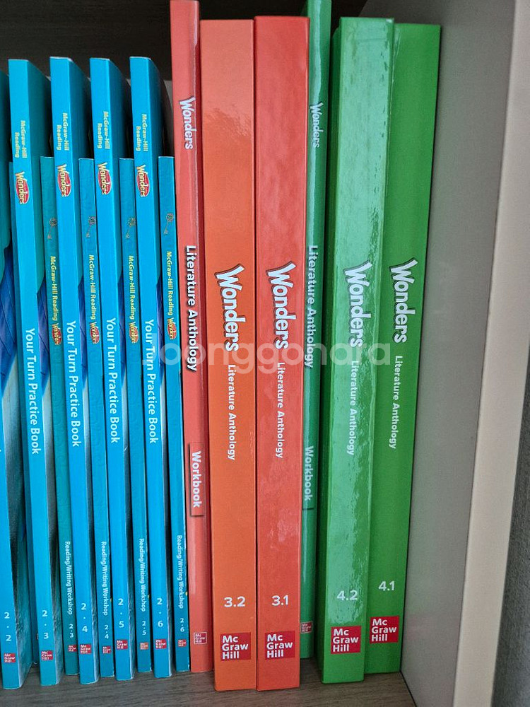 수퍼맘 미국교과서 원더스 g1 g2 엔설러지 g3 g4--0