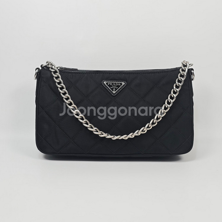 프라다 포코노 퀄팅 미니 체인 숄더백--1