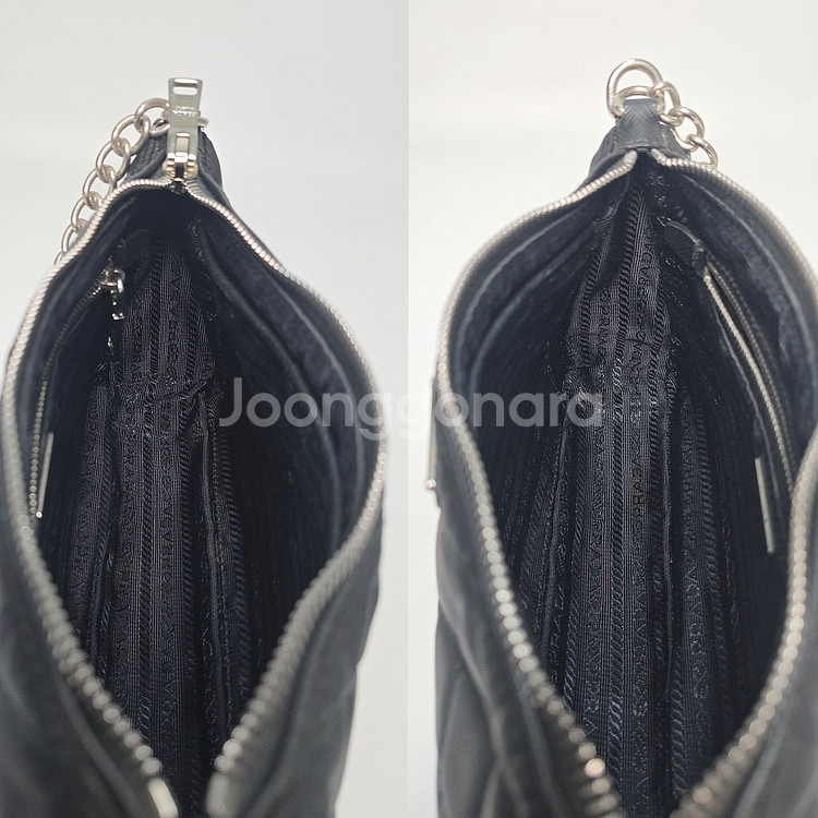 프라다 포코노 퀄팅 미니 체인 숄더백--7