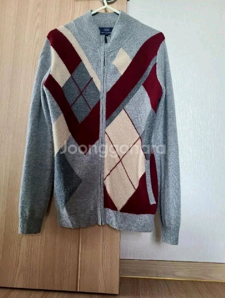 고비 캐시미어 100% 집업가디건--0