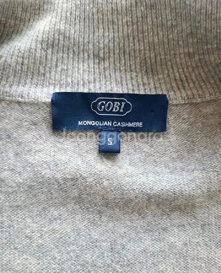 고비 캐시미어 100% 집업가디건--2