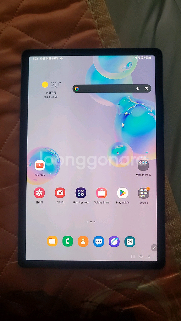 갤럭시 탭 S6 + 짭S펜 세트 팝니다.(Lite X)--0