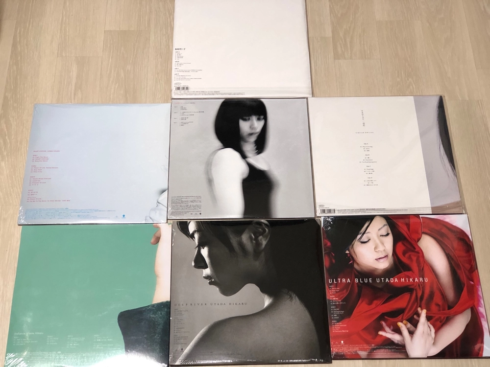 우타다 히카루 (2-8집) LP 미개봉 일괄 이미지