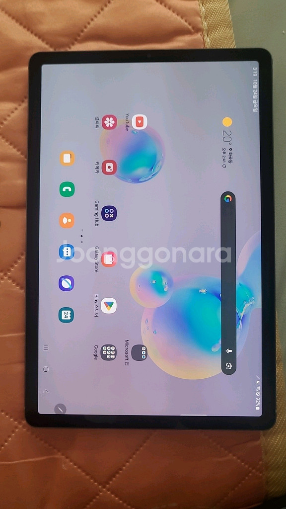 갤럭시 탭 S6 + 짭S펜 세트 팝니다.(Lite X)--6