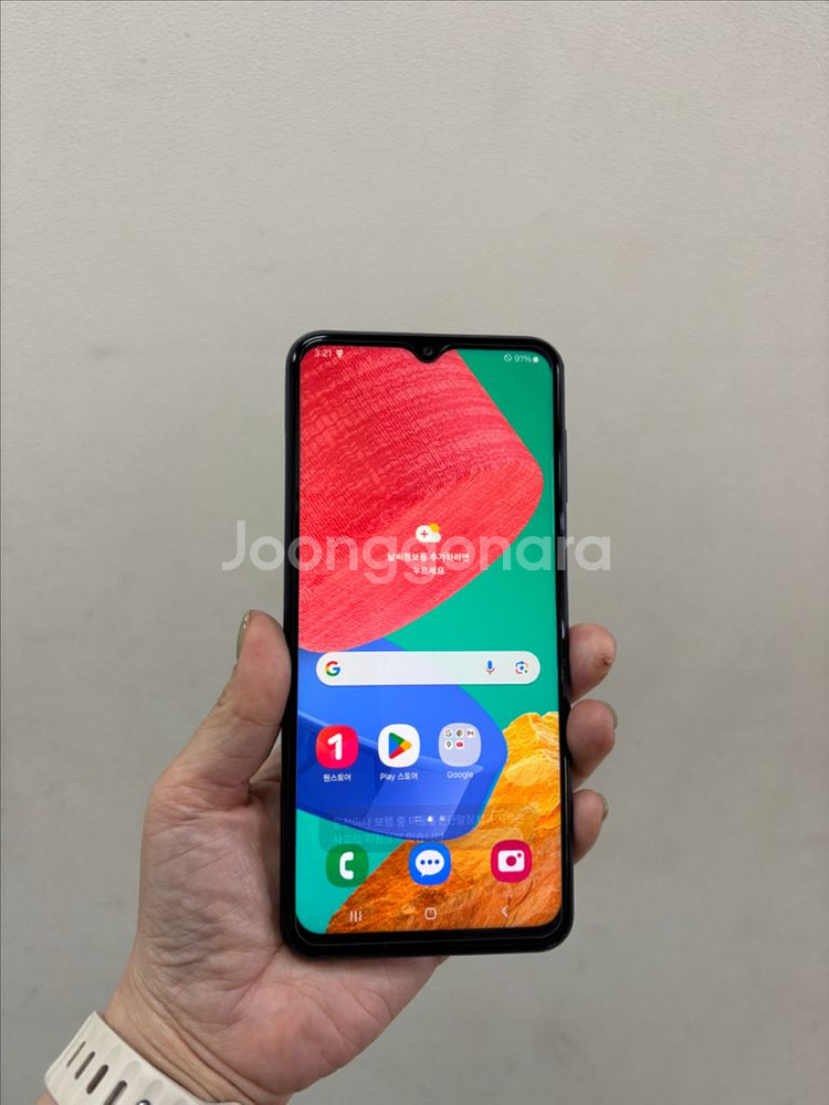 (부산중고폰)갤럭시점프2 블루 128기가 판매해요--0