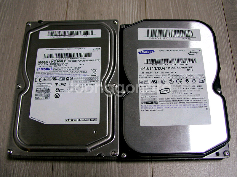 삼성 3.5 IDE HDD 일괄 160GB 300GB--0