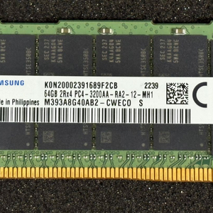삼성 서버용 메모리 DDR4-3200 64GB