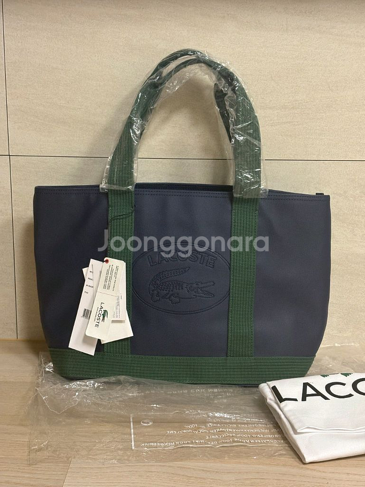 라코스테 가방 미디엄 쇼퍼백 토트백 숄더백 새상품--3