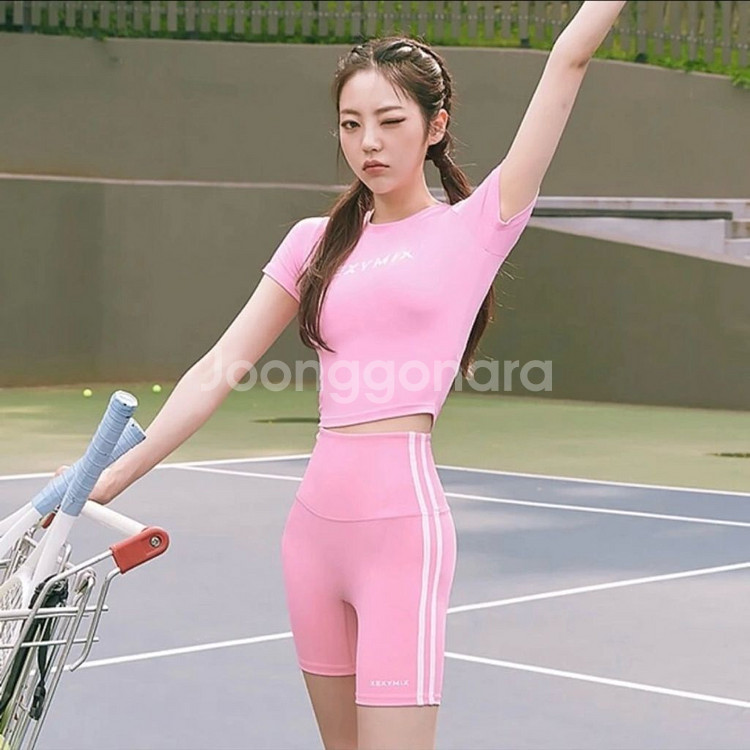 젝시믹스 헤바 크롭티--0