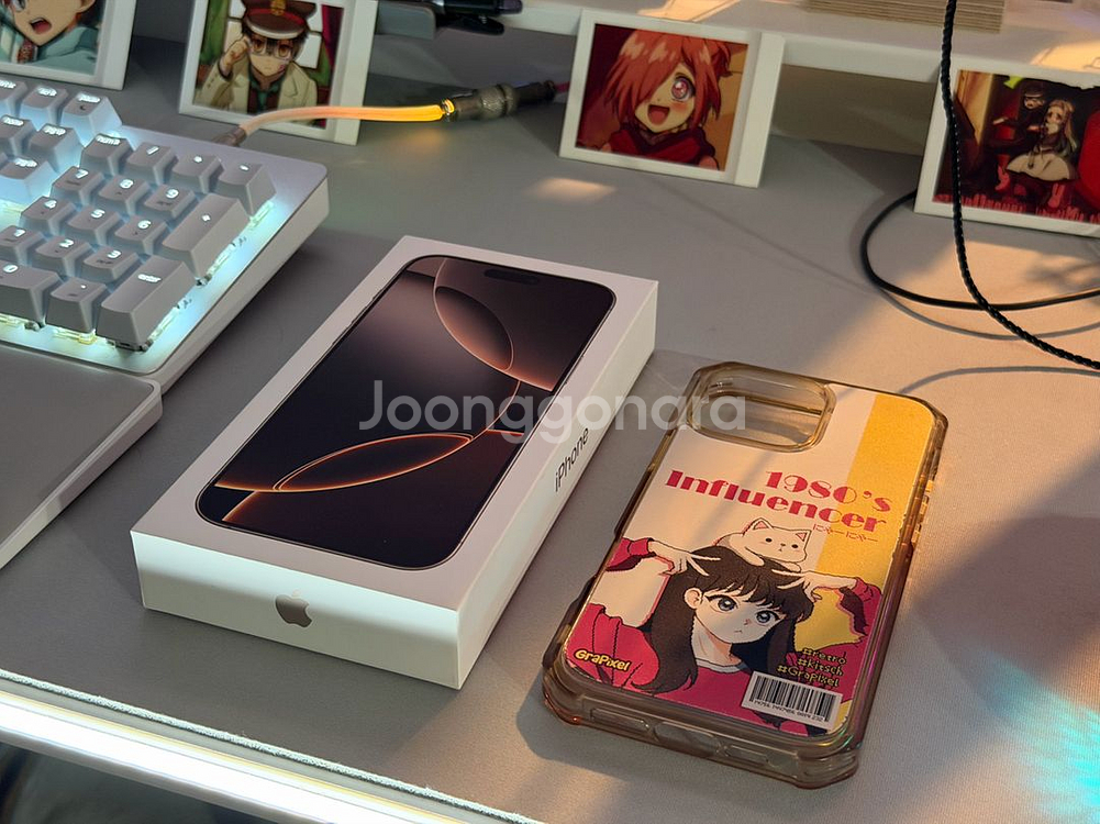 아이폰16프로맥스 256GB 데저트 티타늄 북미판--0