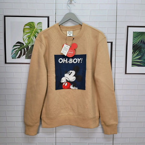 디즈니 헤누스 에드윈 기모 맨투맨 긴팔 티셔츠 100