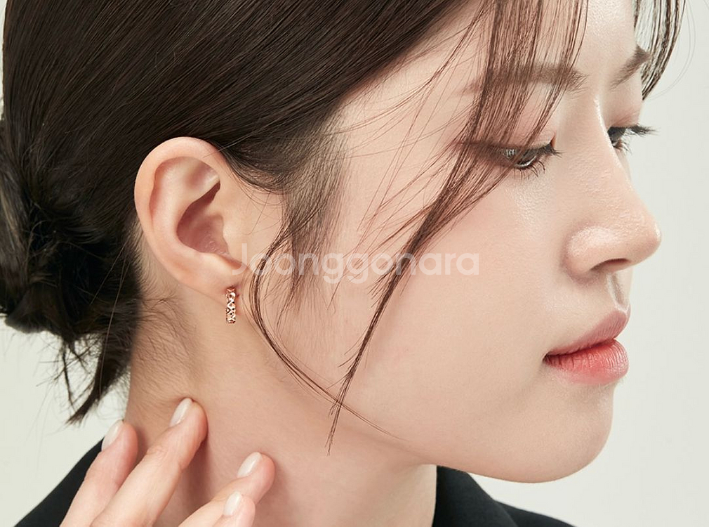 로제도르 글리츠 귀걸이 스몰 정품 및 새상품급--1