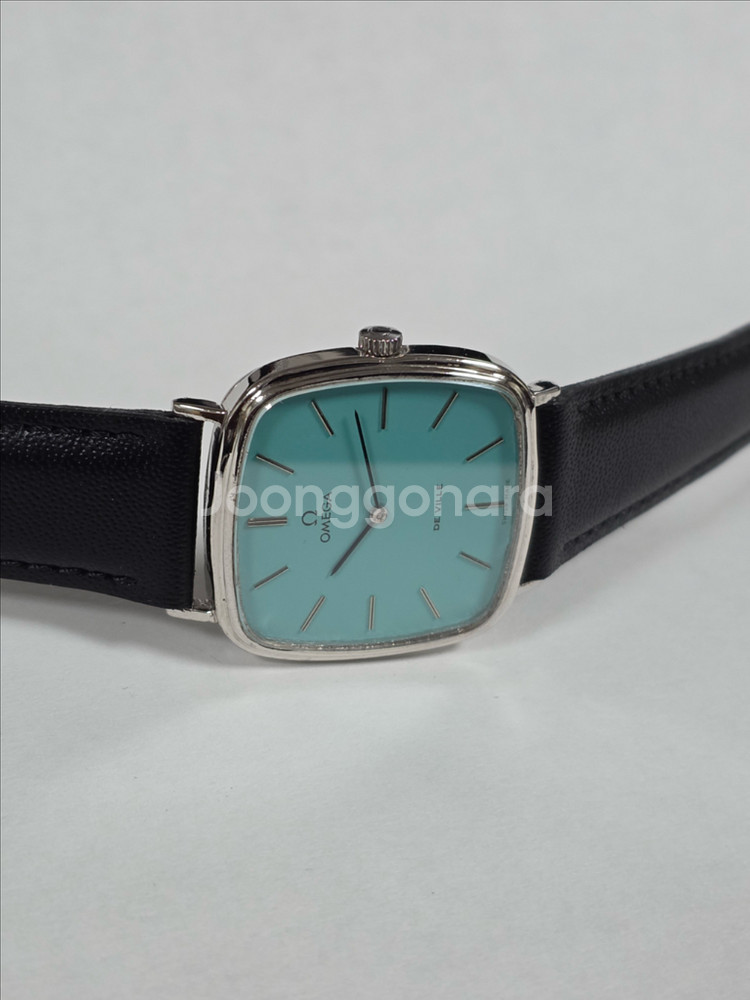 정품 OMEGA 수동 빈티지 드빌 티파니 다이얼 시계--0