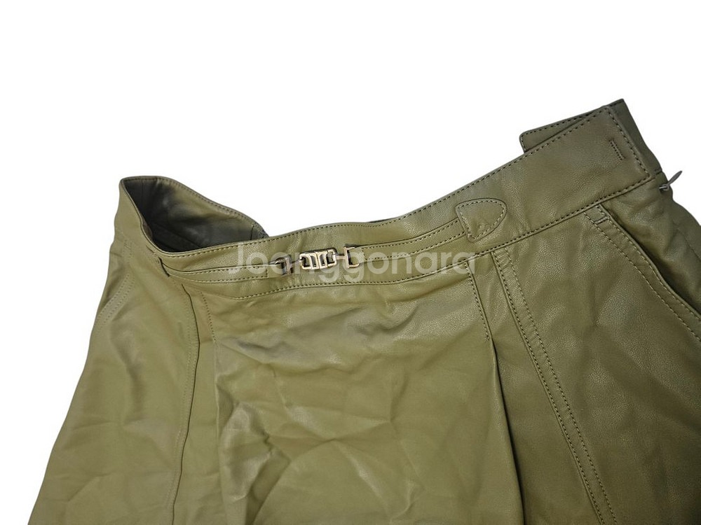 데렉램 FAUX레더 스커트 66 새상품--2