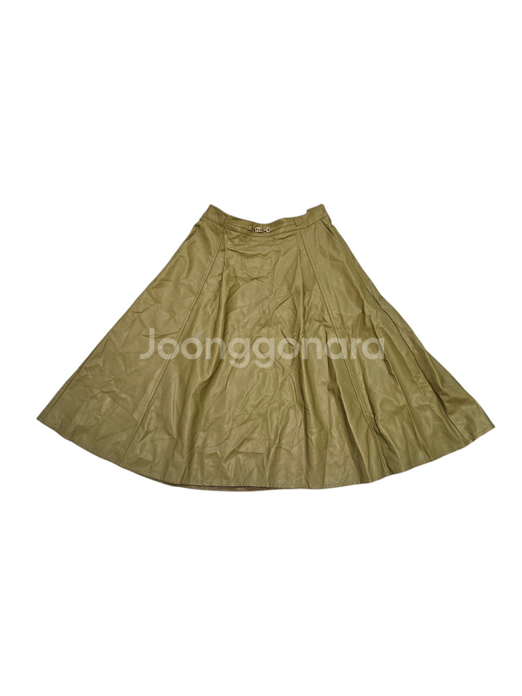 데렉램 FAUX레더 스커트 66 새상품--1