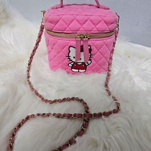 페퍼윤윤 키티백 정품 핑크