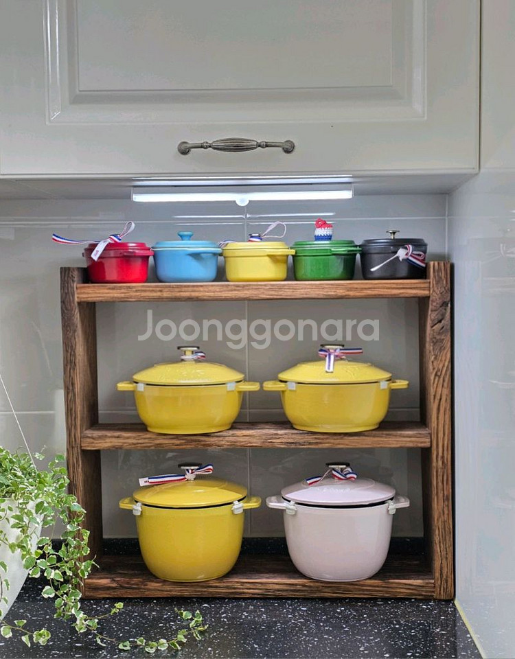 100년이상된 올드오크 빈티지 주방미니선반 선반--0