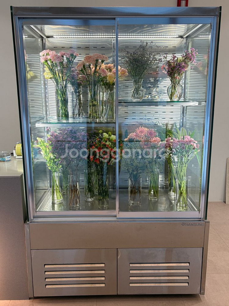한성 쇼케이스 꽃냉장고--1