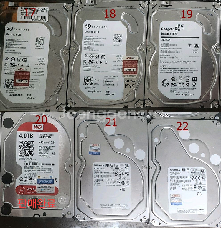 하드디스크3.5인치 HDD 4TB--1