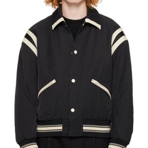 Emporio Armani 네이비 로고 블루종 자켓