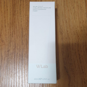 더블유랩 시카씨 히알루론산 모이스처 딥 클렌징 폼
