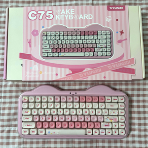 yunzii c75 기계식 키보드 / 블루투스 키보드