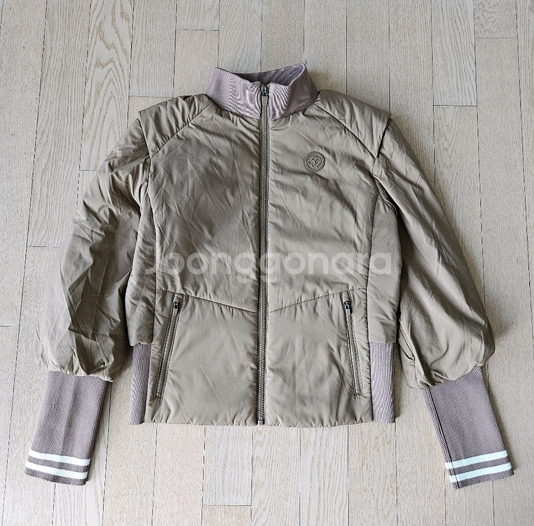 엘르골프 여성 소매니트 패딩점퍼 경량패딩 골프웨어 90--0