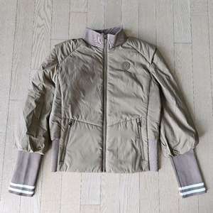 엘르골프 여성 소매니트 패딩점퍼 경량패딩 골프웨어 90