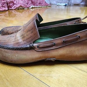 벨루티 브라운 가죽 로퍼 팝니다 샤넬 루이비통 크롬하츠